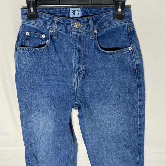 Urban Outfitters BDG Med Wash High Rise Baggy Jeans 26 - Picture 8 of 13